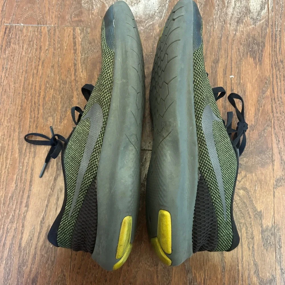 Nike Flex Experience RN 7 Running Shoes Mens Olive Black Volt 908985-005 Size 12